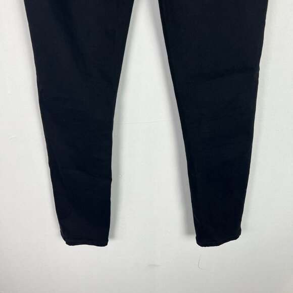AGOLDE Filter Free Sophie Crop Jeans in Jet Skinny Black Size 25 EUC T2344 - Picture 10 of 12